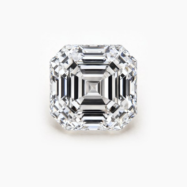 A loose Asscher-cut diamond