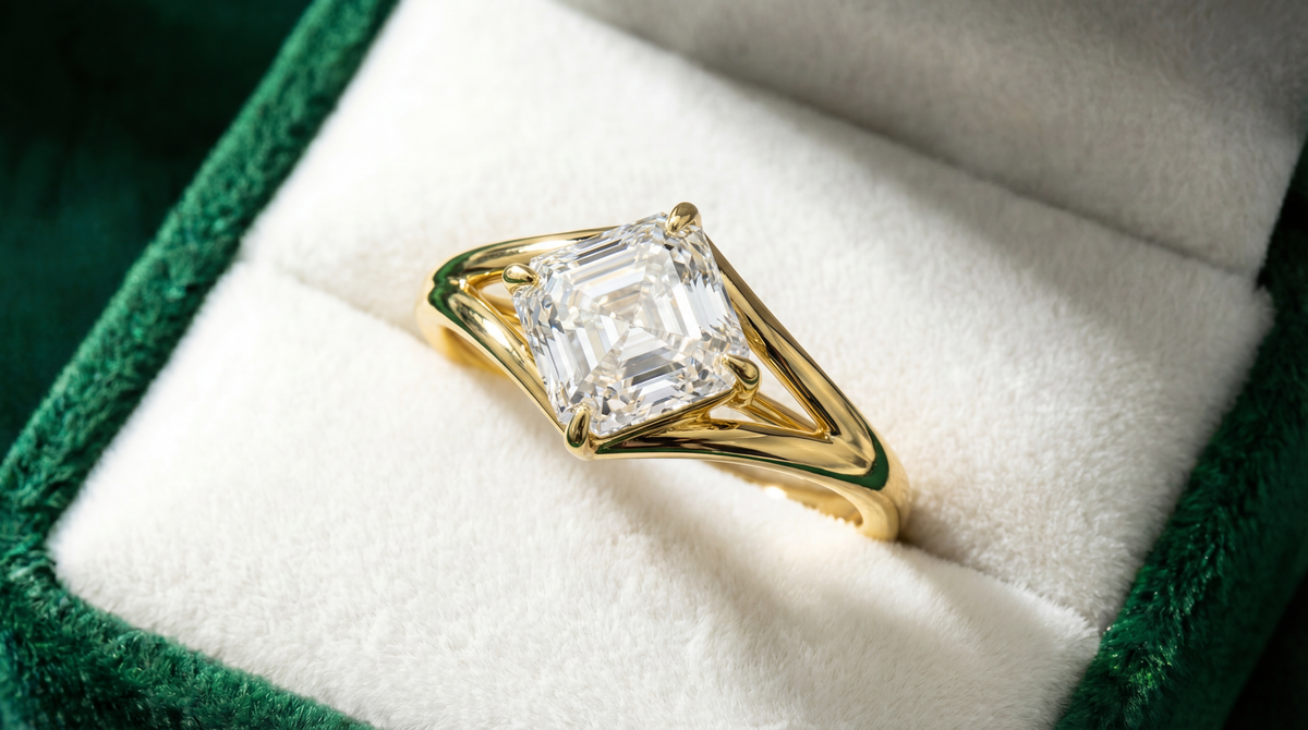 Asscher Cut Engagement Rings