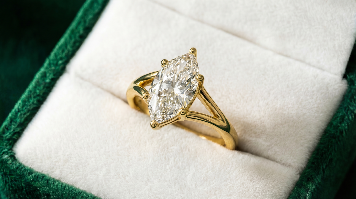 Marquise Cut Engagement Rings