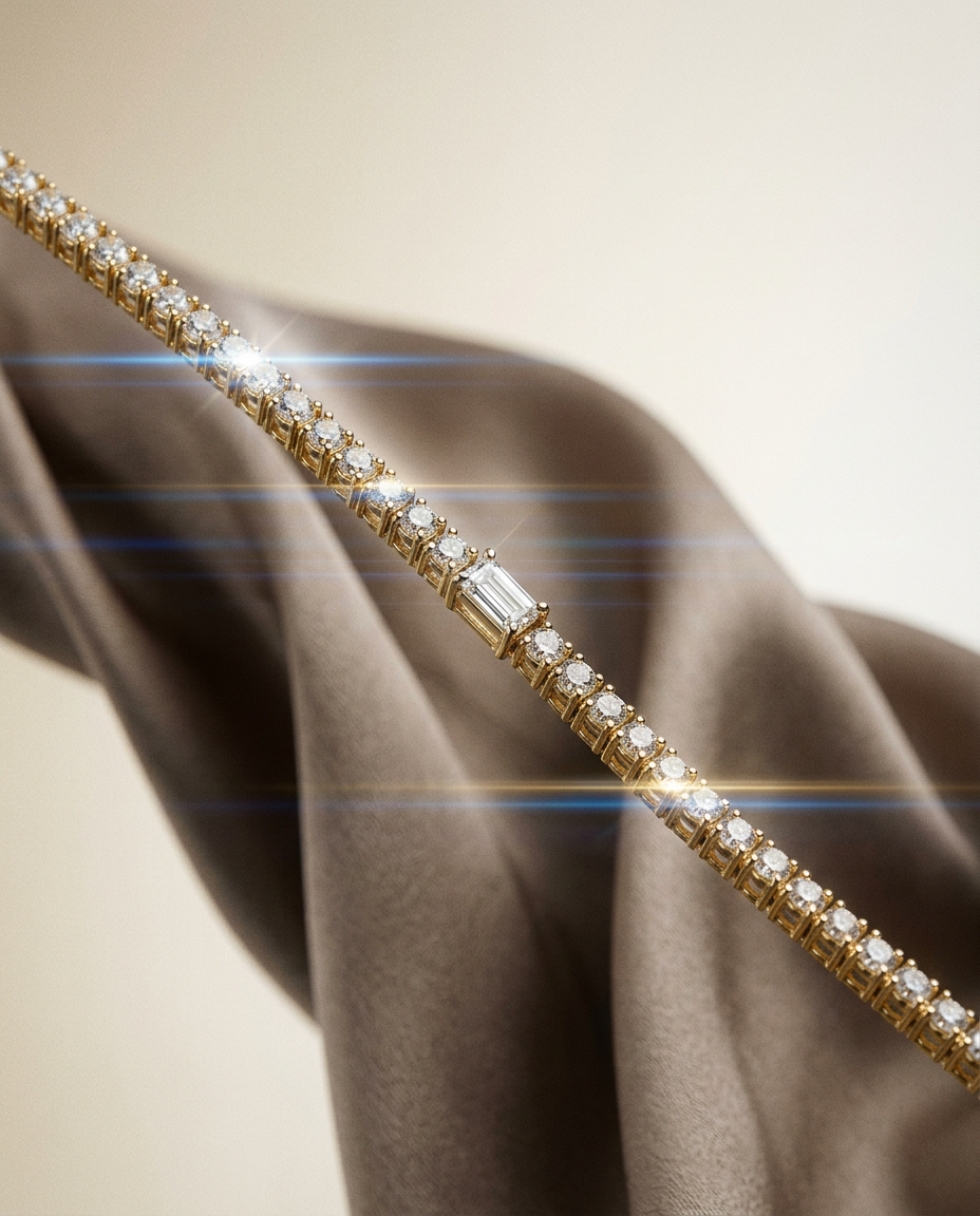 Lantana 14k Gold Braided Link Bracelet