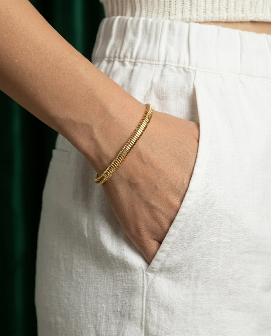 Lunaria 14k Gold Bold Link Bracelet